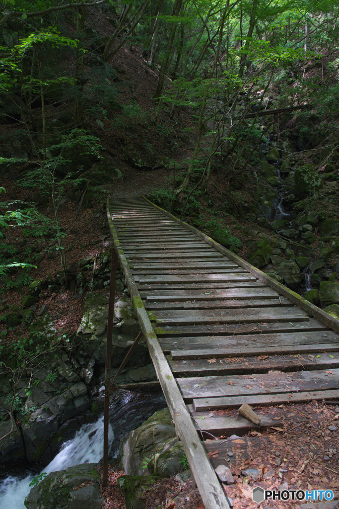 百尋ノ滝への登山道