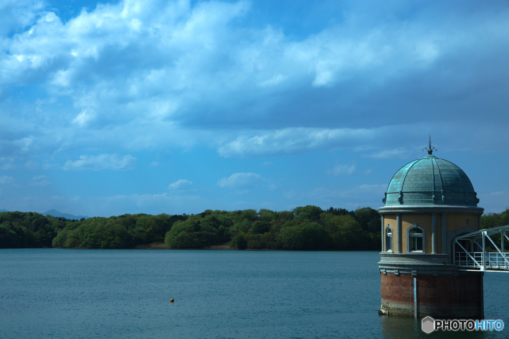 狭山公園の取水塔