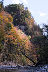 貯水池上流端広場