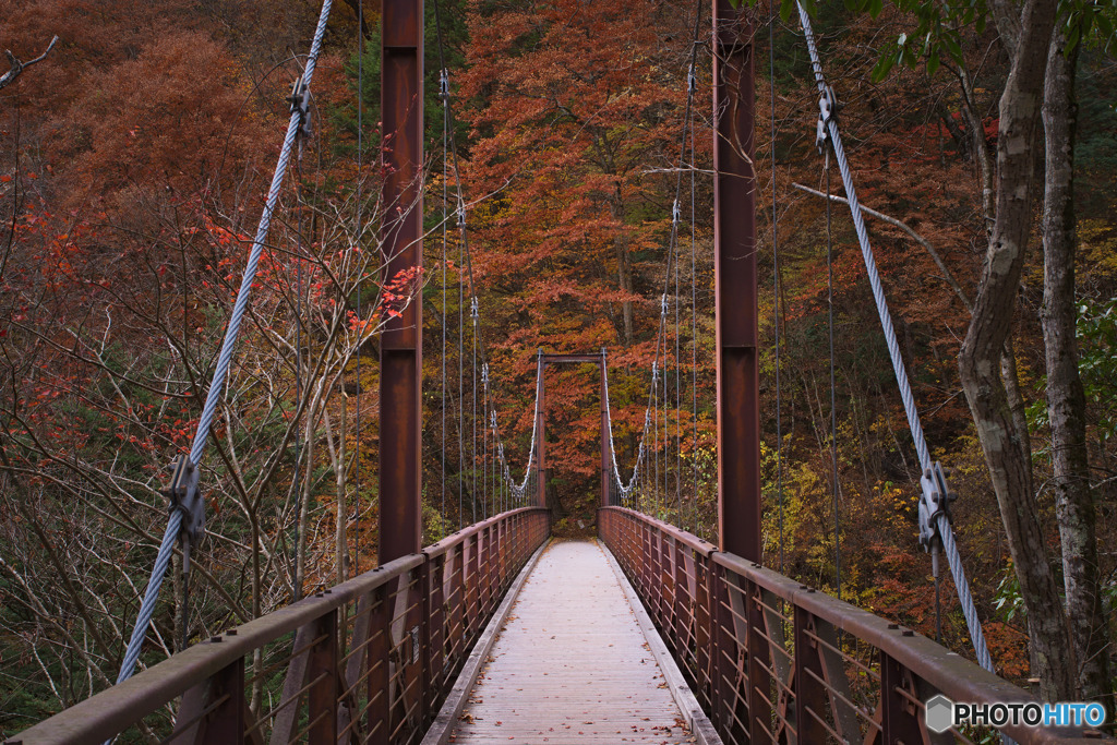 三頭大滝の滝見橋