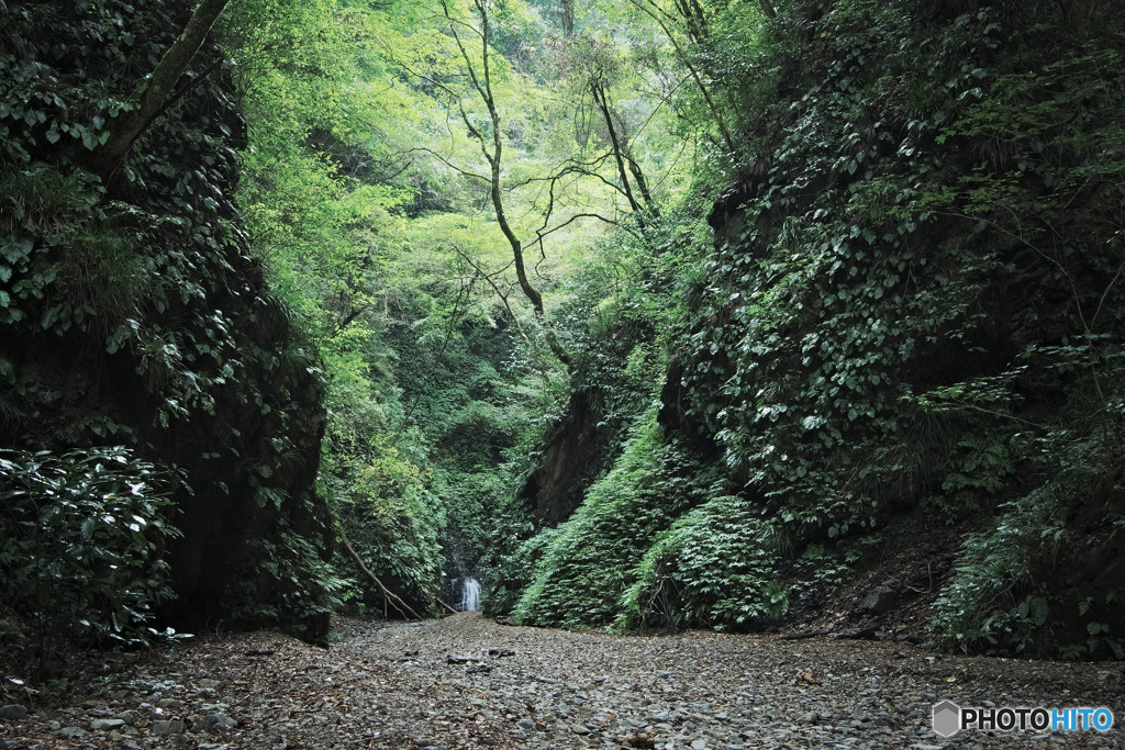 秘境の滝