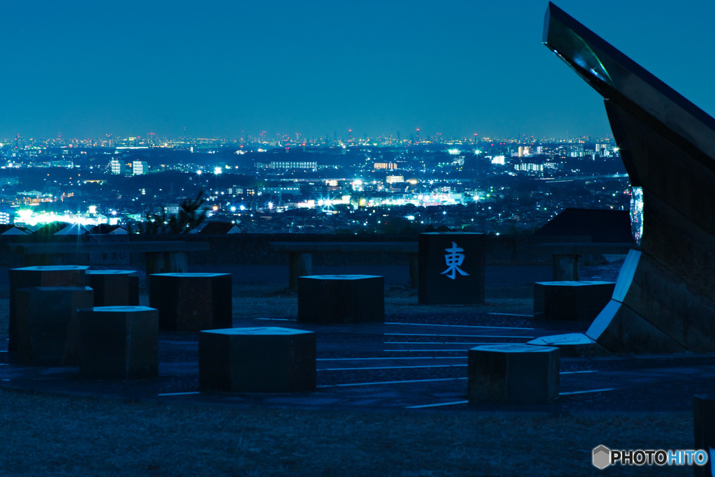 飯能市、あさひ山展望公園で夜景撮影をするときの注意点
