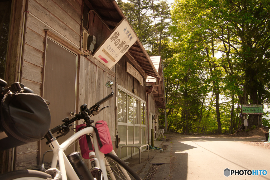 時坂峠の茶屋