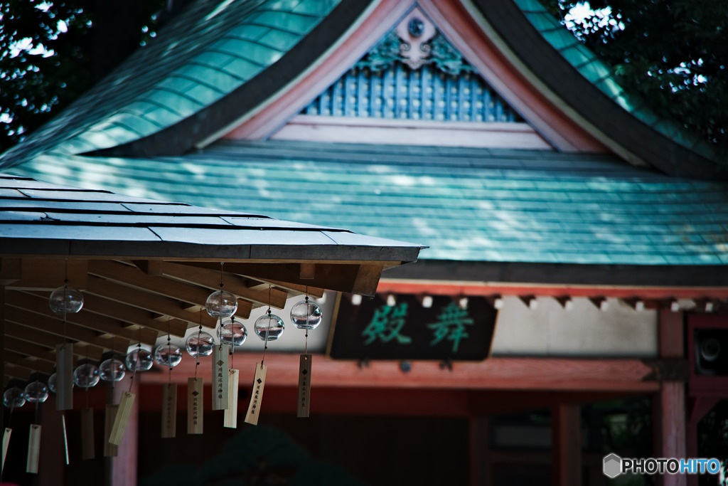 風鈴の神社