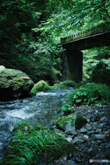 石橋のある風景