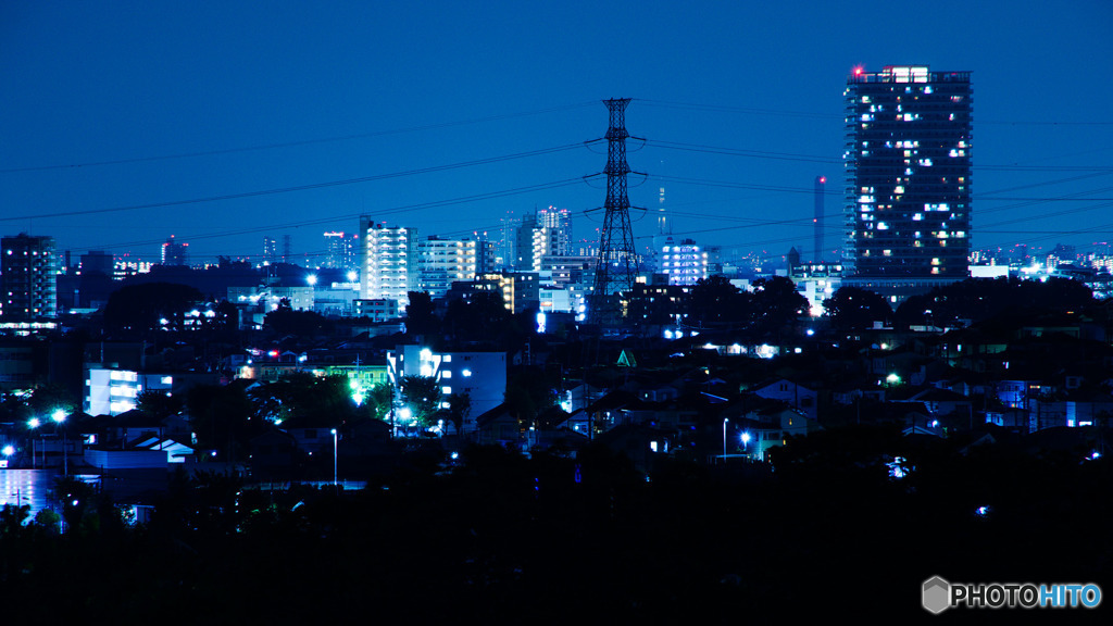 Skytree from 多摩湖