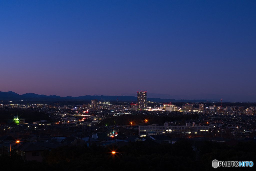 大塚山公園の夜景