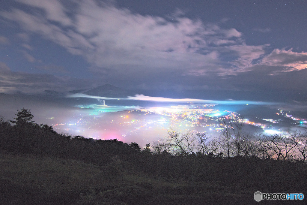 秩父雲海夜景