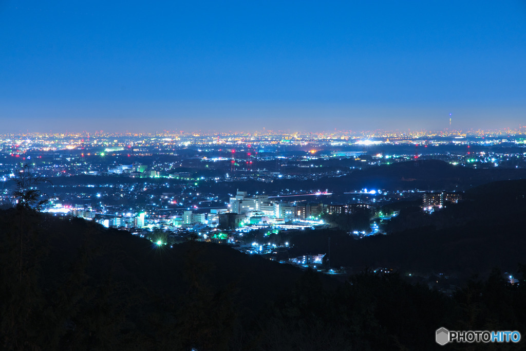桂木観音の夜景