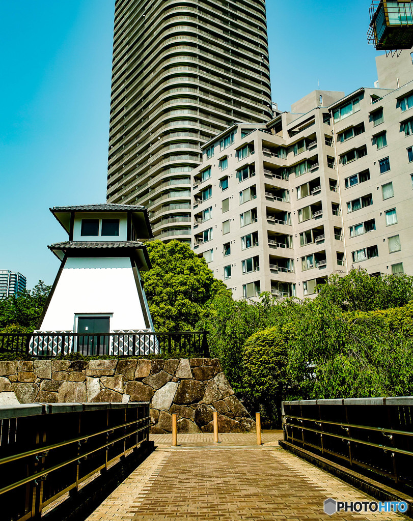 石垣のある風景