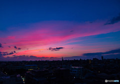 茜雲・夕景
