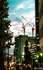 暮れ行く渋谷