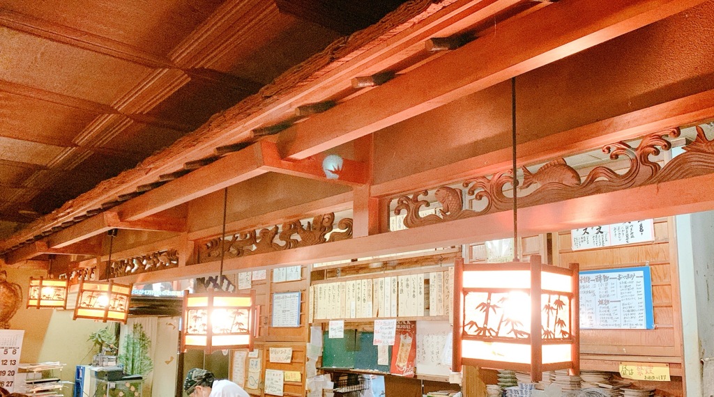 大将ひとり、今日も満腹