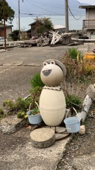 浜辺の水やり隊長