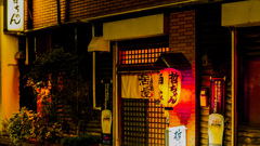 赤ちょうちんの夜