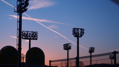 シーズンオフのナイター空