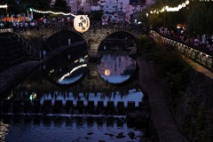 長崎夜市な眼鏡橋
