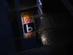 この水溜り、100円