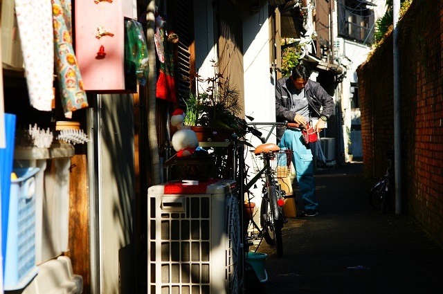 路地裏のサンタ