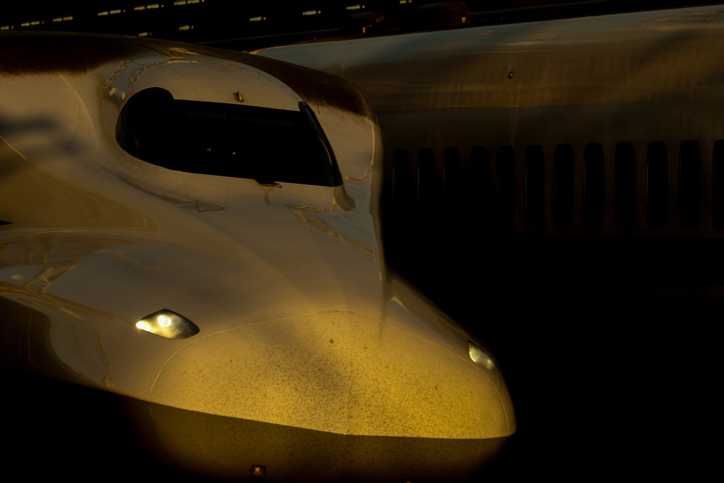 浜松駅で新幹線