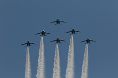 静浜基地　航空祭　ブルーインパルス　予行