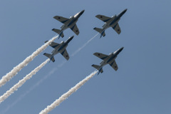 静浜基地　航空祭　ブルーインパルス　予行