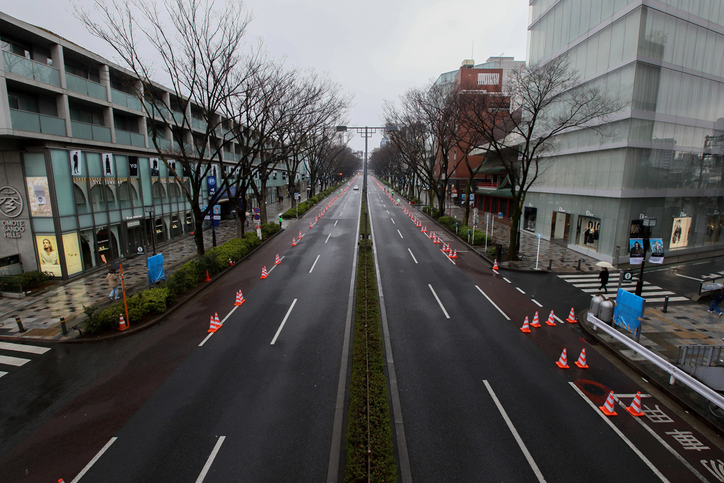 表参道、閉鎖できました！