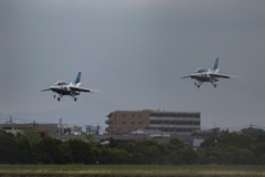 ブルーインパルス　浜松基地立ち寄り