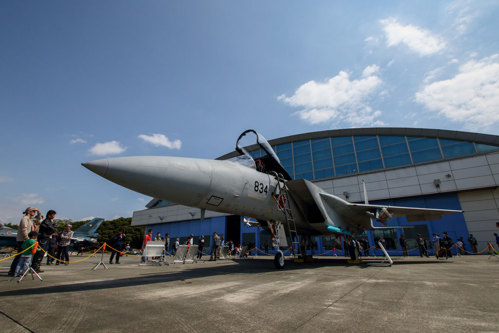 浜松基地でレンズのテスト