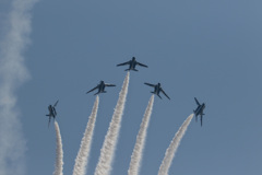 静浜基地　航空祭　ブルーインパルス　予行