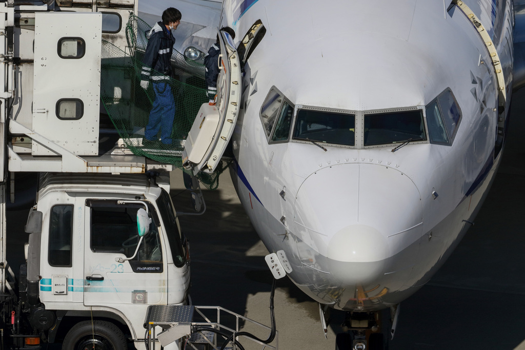 駐機