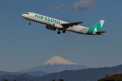 AIR SEOUL富士山