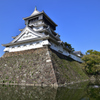 桜と青い空と小倉城　広角編 5