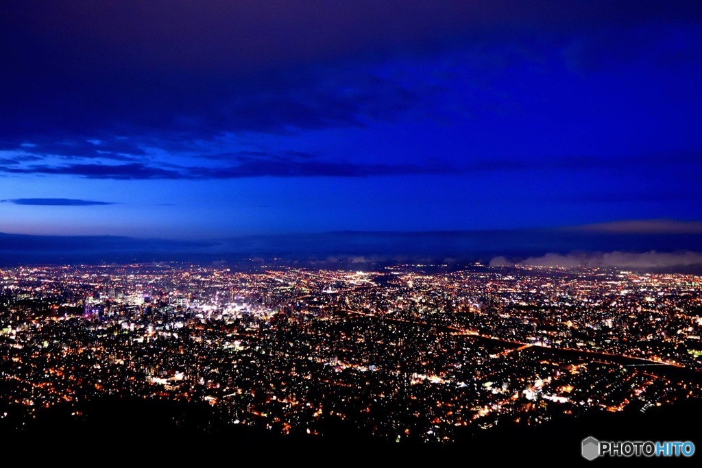 藻岩山からの夜景