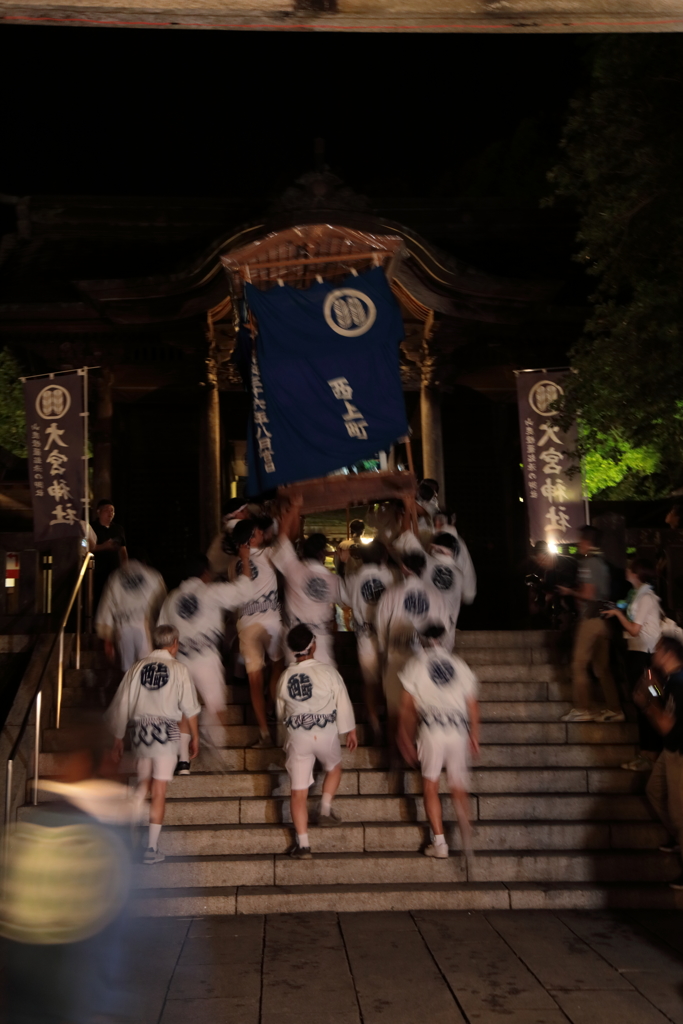 山鹿灯籠祭上がり灯籠