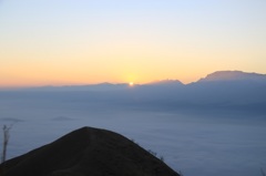 雲海と初日の出