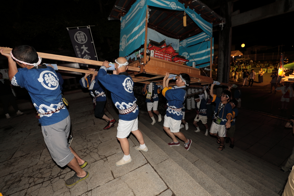 山鹿灯籠祭上がり灯籠