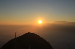 雲海と初日の出