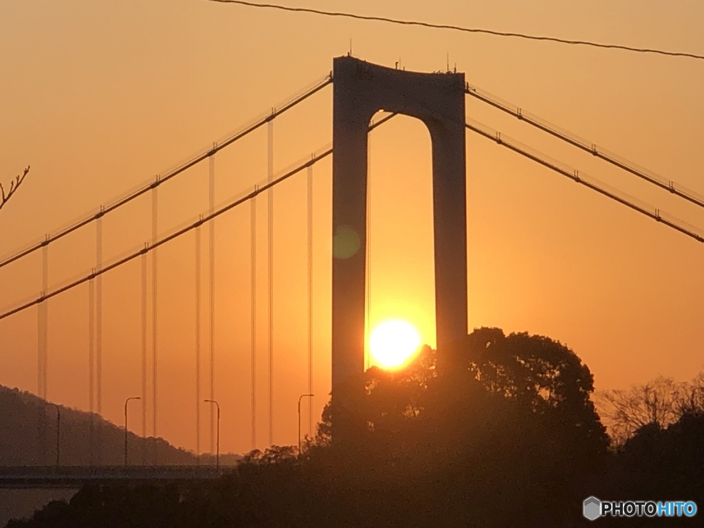 瀬戸内の夕陽