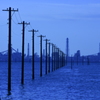 木更津の海中電柱