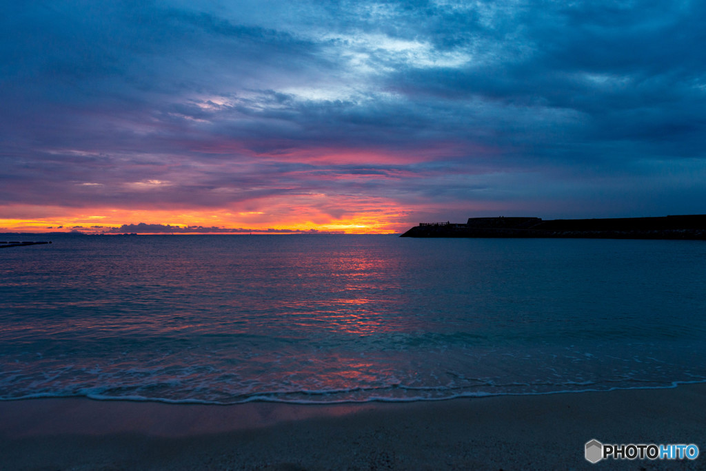 宜野湾の夕景