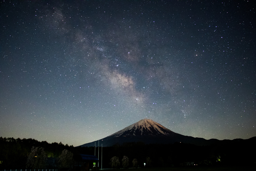 富士山と天の川2017