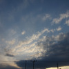 今日の夕焼け雲-2