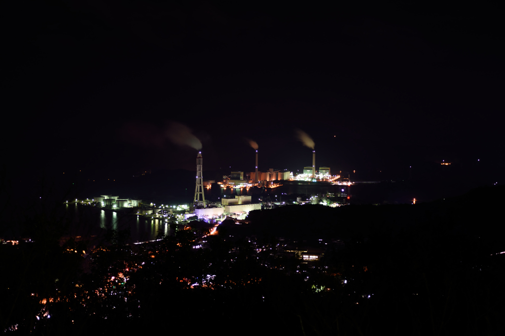 津峯スカイラインからの夜景