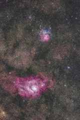 干潟星雲 三烈星雲
