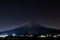 河口湖からの富士山