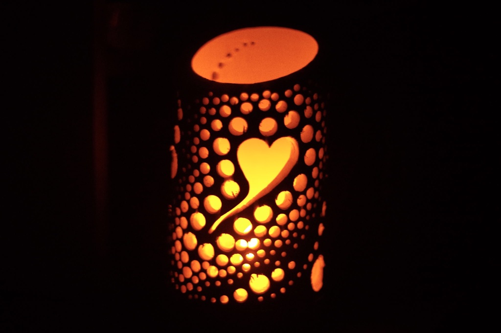 作ってみたよ竹ランプシェード