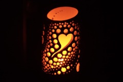 作ってみたよ竹ランプシェード