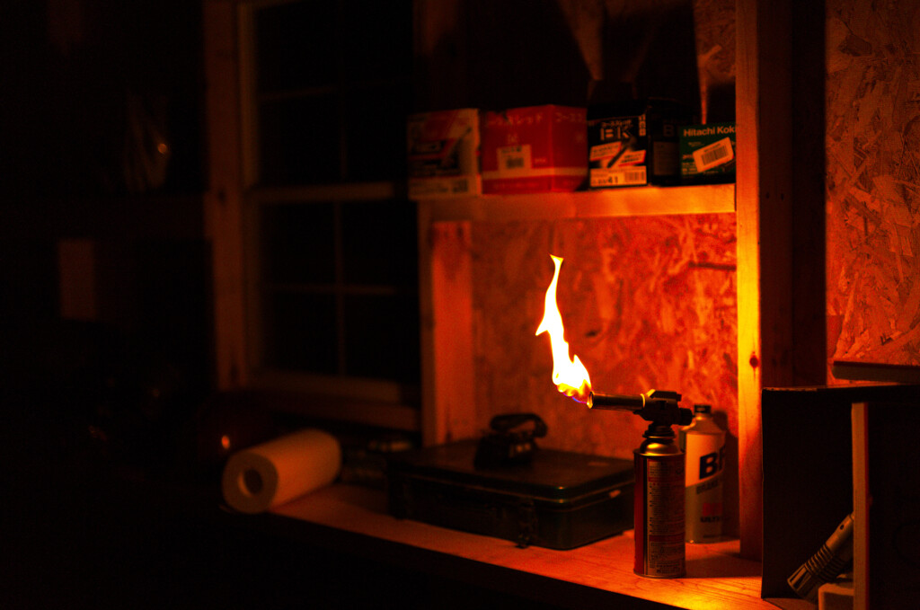 酸欠のバーナー