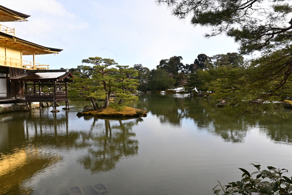 金閣寺鏡湖池